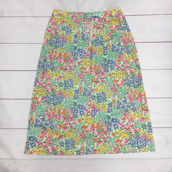 Vintage Margaret Smith Floral Skirt - Picture 2 of 7